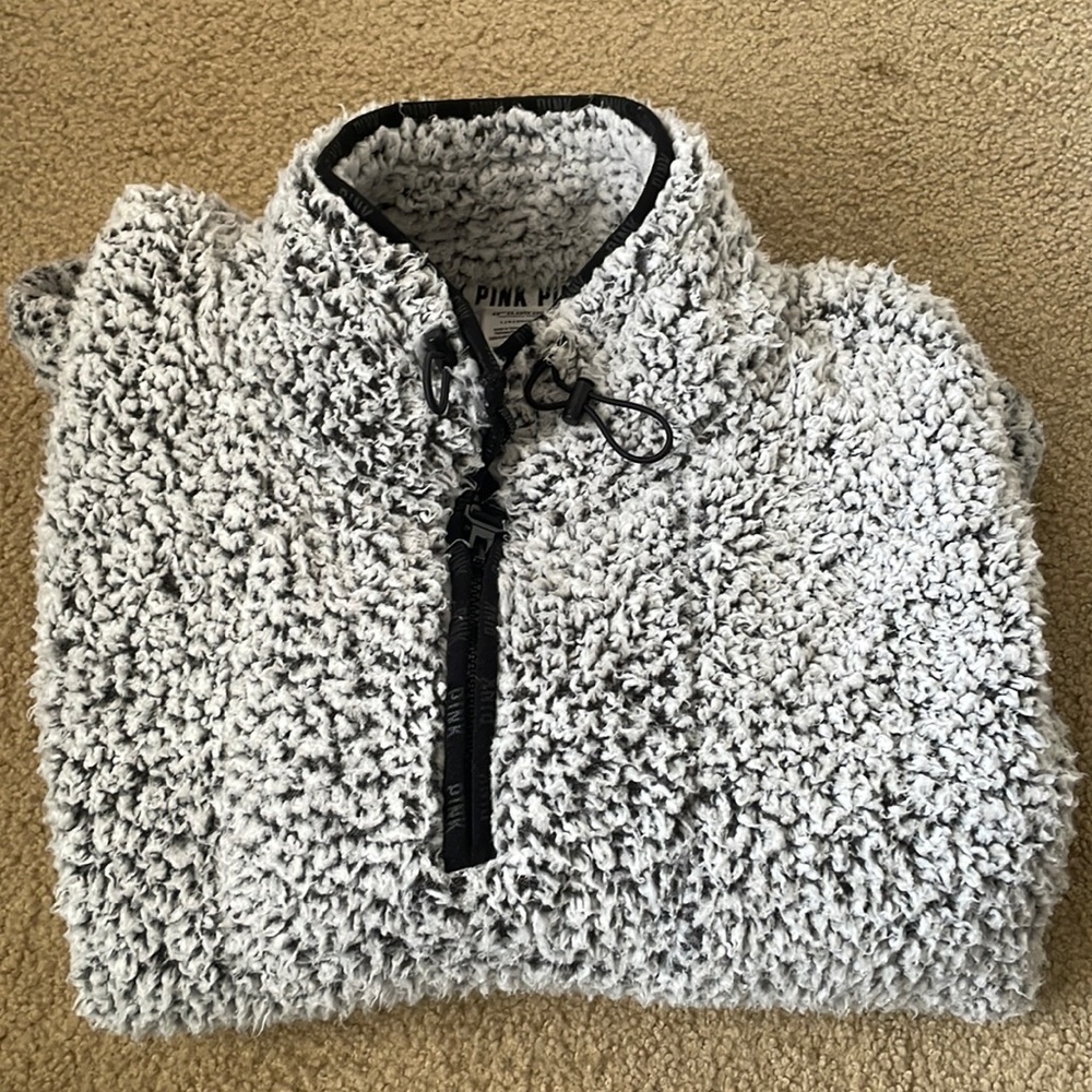 Victorias Secret Pink Sherpa Pullover